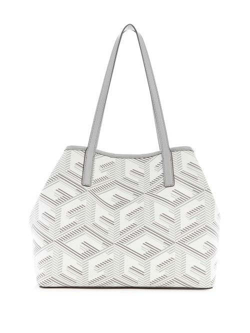 Guess Vikky G Cube Tote Wit | GUESS-SN29385
