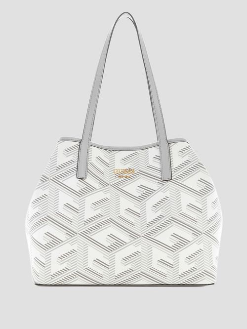 Guess Vikky G Cube Tote Wit | GUESS-SN29385