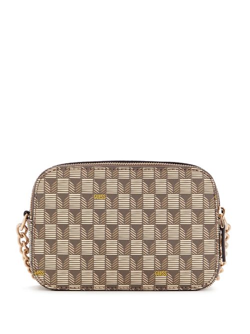 Guess Vikky II Crossbody Camera Bag Bruin | GUESS-SN28814