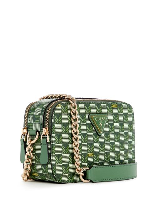 Guess Vikky II Crossbody Camera Bag Groen | GUESS-SN28894