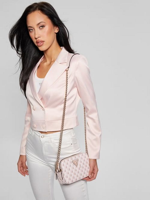 Guess Vikky II Crossbody Camera Bag Roze | GUESS-SN28952