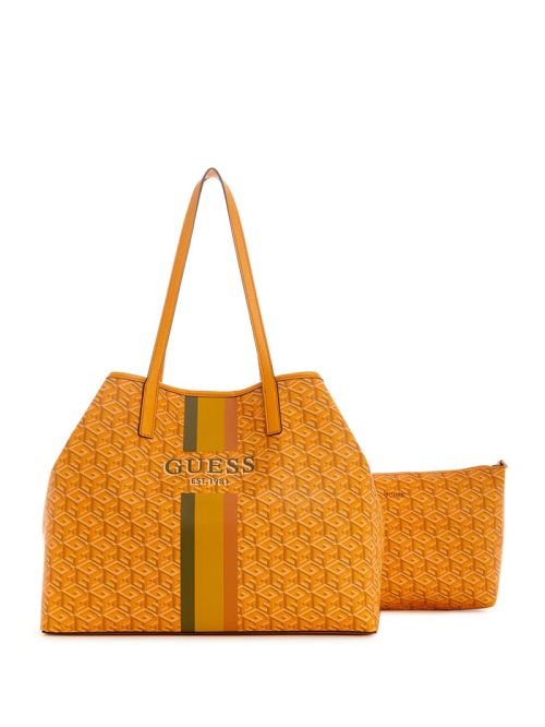 Guess Vikky Large Tote Geel | GUESS-SN29368