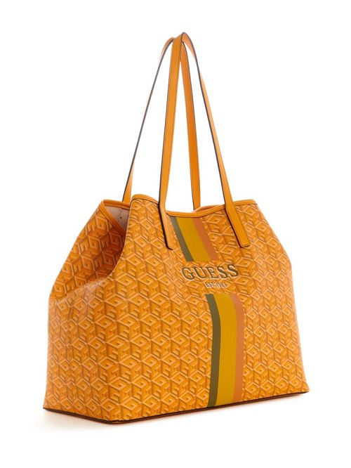 Guess Vikky Large Tote Geel | GUESS-SN29368
