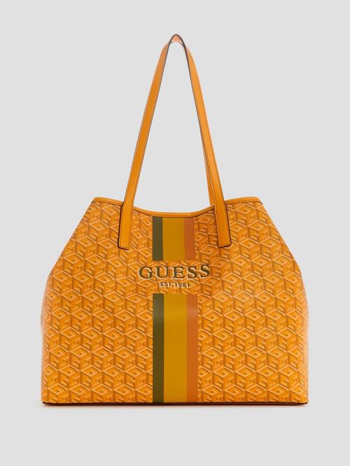 Guess Vikky Large Tote Geel | GUESS-SN29368