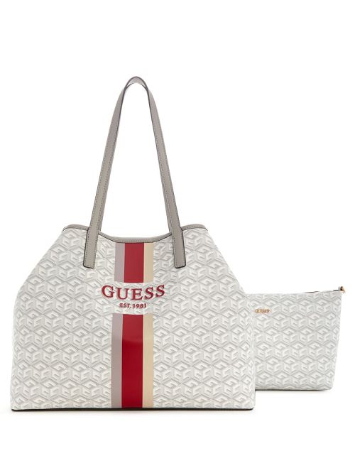Guess Vikky Large Tote Wit | GUESS-SN29445
