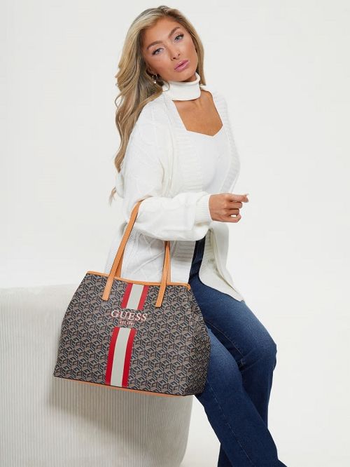 Guess Vikky Large Tote Zwart | GUESS-SN29429