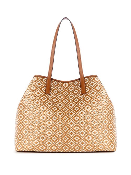 Guess Vikky Straw Tote Set Bruin | GUESS-SN29416