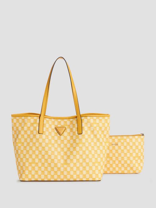 Guess Vikky Tote Set Geel | GUESS-SN29424