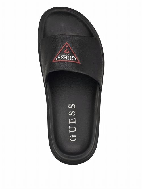 Guess Vumble Slides Zwart | GUESS-SN31913