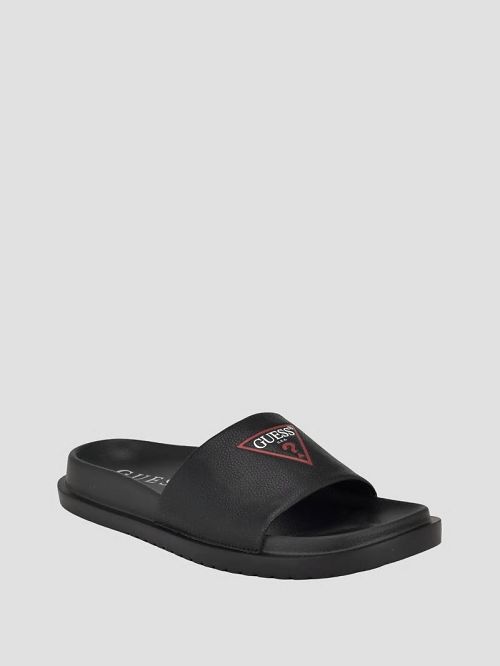 Guess Vumble Slides Zwart | GUESS-SN31913
