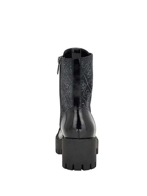 Guess Waitea Rhinestone Moto Booties Zwart | GUESS-SN29914