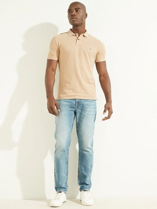 Guess Washed Polo Beige | GUESS-SN31113