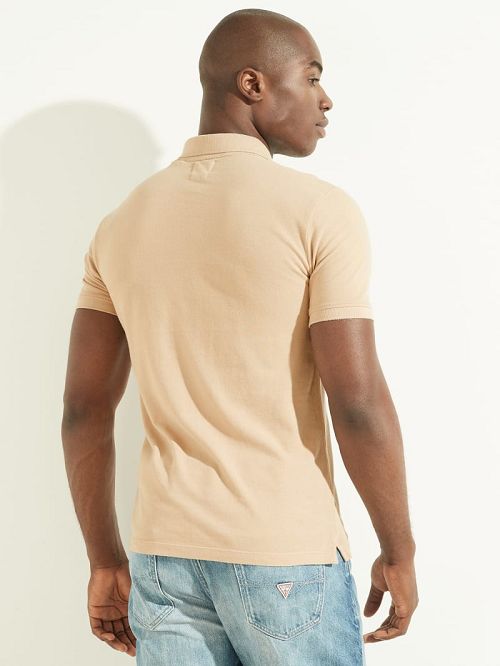Guess Washed Polo Beige | GUESS-SN31113