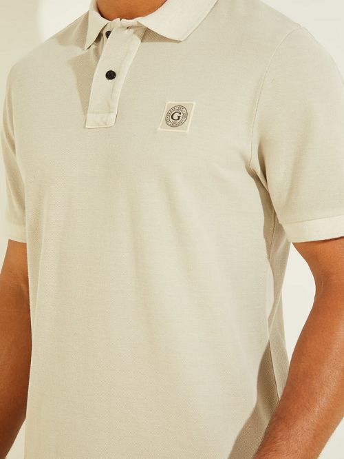 Guess Washed Polo Grijs | GUESS-SN31108