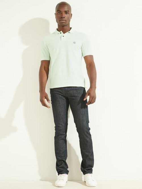 Guess Washed Polo Grijs | GUESS-SN31124