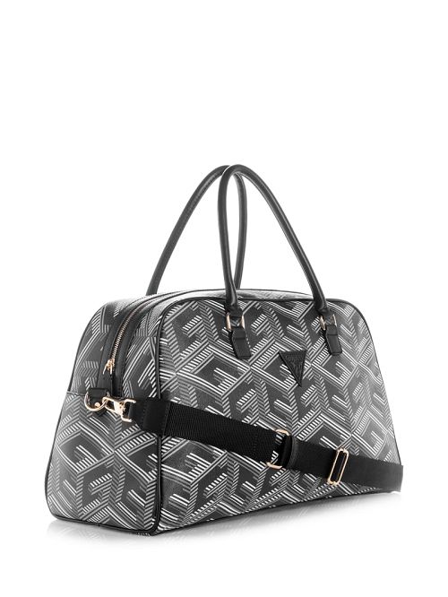 Guess Wilder G-Cube Weekender Duffel Zwart | GUESS-SN31763