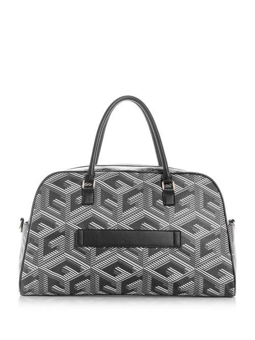 Guess Wilder G-Cube Weekender Duffel Zwart | GUESS-SN31763