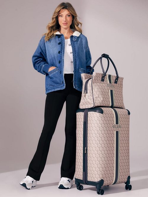 Guess Wilder G Cube Shopper Tote Bruin | GUESS-SN31790