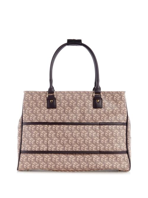 Guess Wilder G Cube Shopper Tote Bruin | GUESS-SN31790