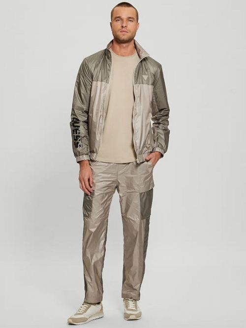Guess Wilfred Full-Zip Track Jacket Groen | GUESS-SN31464