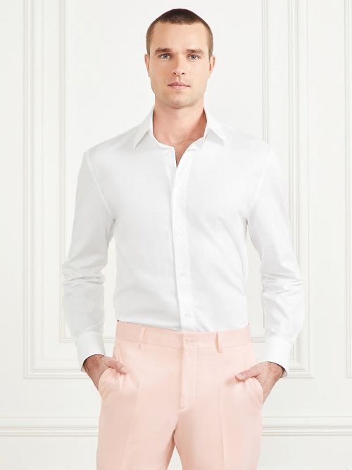 Guess William Shirt Wit | GUESS-SN31175
