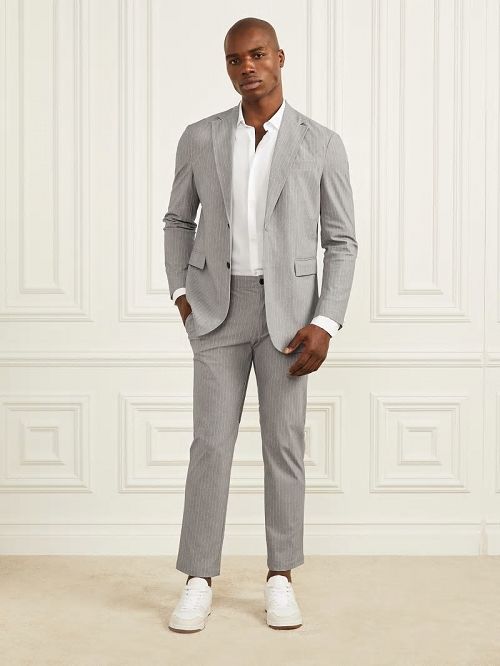 Guess Wiston Performing Blazer Grijs | GUESS-SN30762