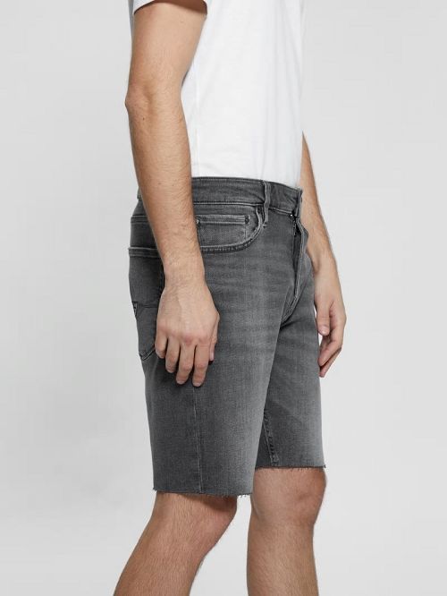 Guess Wyatt Denim Shorts Zwart | GUESS-SN31369