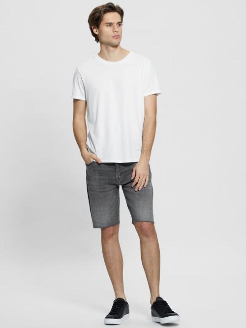 Guess Wyatt Denim Shorts Zwart | GUESS-SN31369
