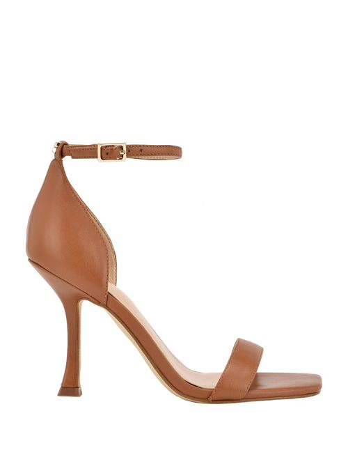 Guess Yael Leather Heels Bruin | GUESS-SN29658