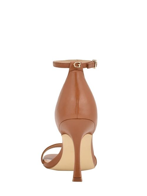 Guess Yael Leather Heels Bruin | GUESS-SN29658