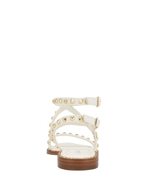 Guess Yamara Studded Strappy Gladiator Sandals Wit | GUESS-SN29661
