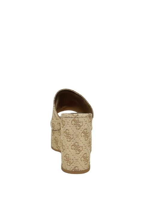 Guess Yenise Quattro G Platform Wedges Goud | GUESS-SN29728