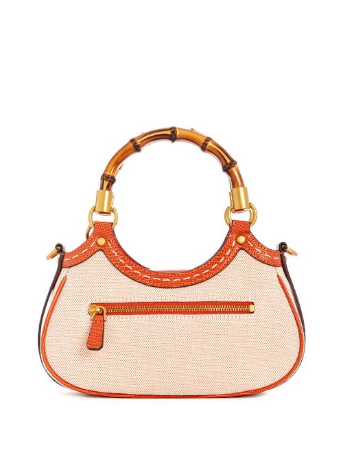 Guess Zabry Mini Satchel Oranje | GUESS-SN28906