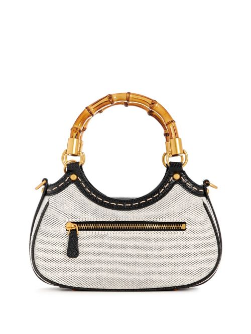 Guess Zabry Mini Satchel Zwart | GUESS-SN28950