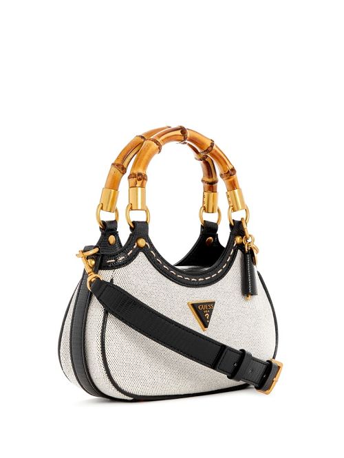 Guess Zabry Mini Satchel Zwart | GUESS-SN29287