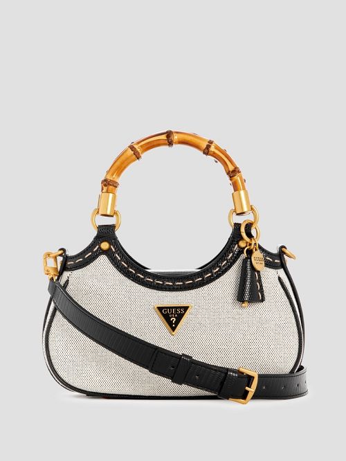 Guess Zabry Mini Satchel Zwart | GUESS-SN29287