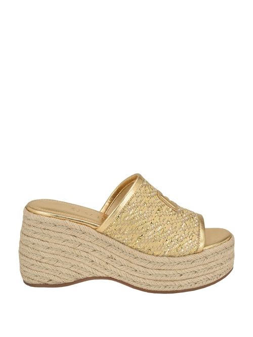 Guess Zakki Espadrille Sandals Goud | GUESS-SN29632
