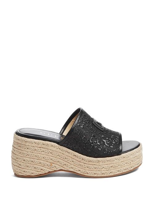 Guess Zakki Espadrille Sandals Zwart | GUESS-SN29601