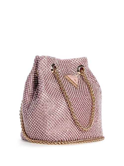 Guess Zalina Mesh Pouch Roze | GUESS-SN29157