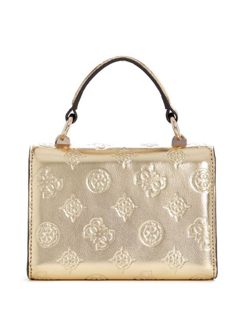 Guess Zalina Mini Top-Handle Bag Goud | GUESS-SN28664