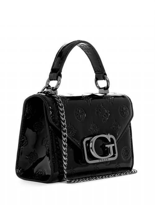 Guess Zalina Mini Top-Handle Bag Zwart | GUESS-SN28688