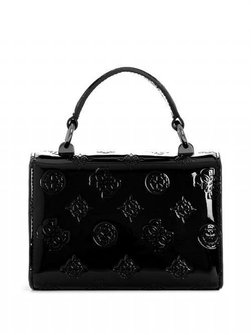 Guess Zalina Mini Top-Handle Bag Zwart | GUESS-SN28688