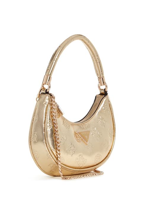 Guess Zalina Small Hobo Bag Goud | GUESS-SN28662