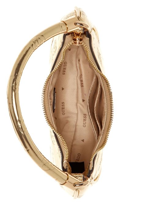 Guess Zalina Small Hobo Bag Goud | GUESS-SN28662