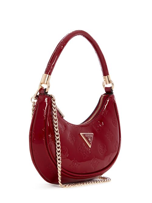 Guess Zalina Small Hobo Bag Rood | GUESS-SN28668