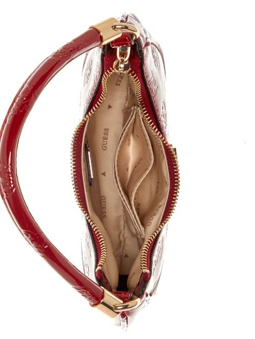 Guess Zalina Small Hobo Bag Rood | GUESS-SN28668