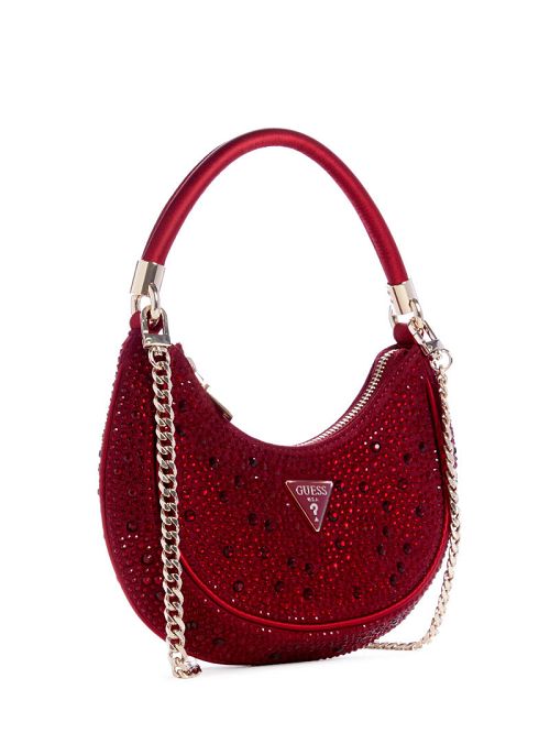 Guess Zalina Small Hobo Bag Rood | GUESS-SN28690