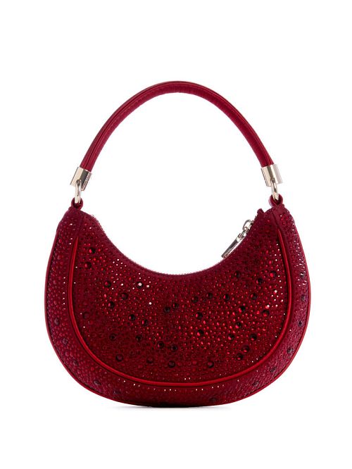 Guess Zalina Small Hobo Bag Rood | GUESS-SN28690