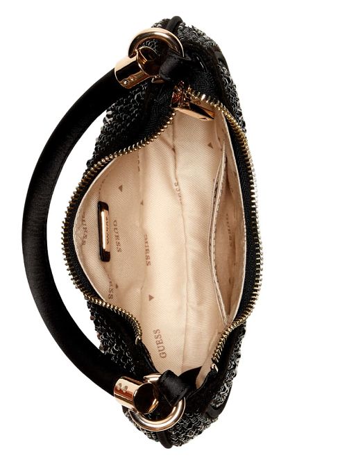 Guess Zalina Small Hobo Zwart | GUESS-SN29051