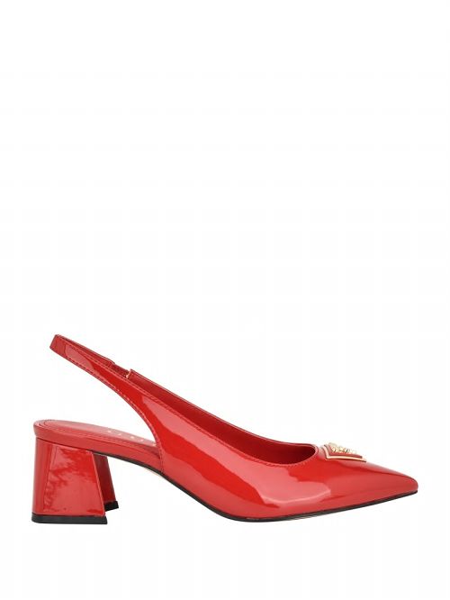 Guess Zanda Slingback Block Heels Rood | GUESS-SN29844
